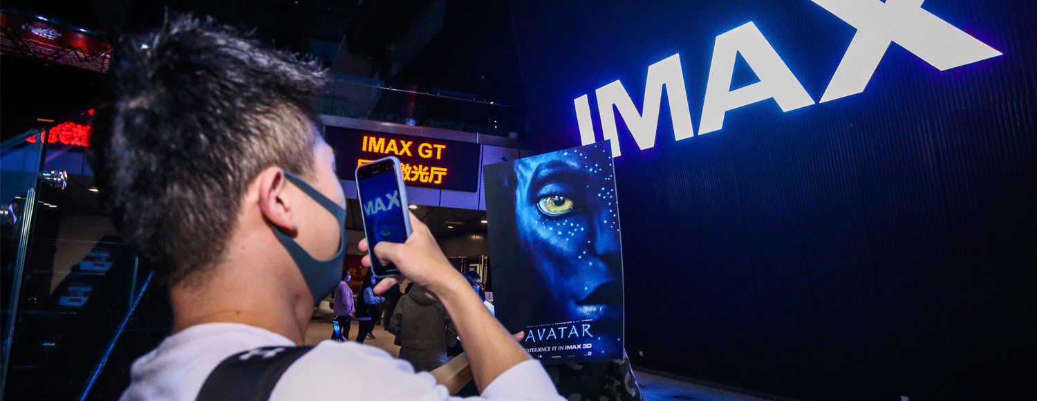 IMAX® Rockets to $6.2 Million with "Avatar" Re-Release in China, Capturing a Whopping 30% of Overall Weekend Box Office | IMAX